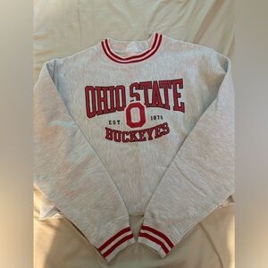 Champion Ohio State Cropped Sweatshirt